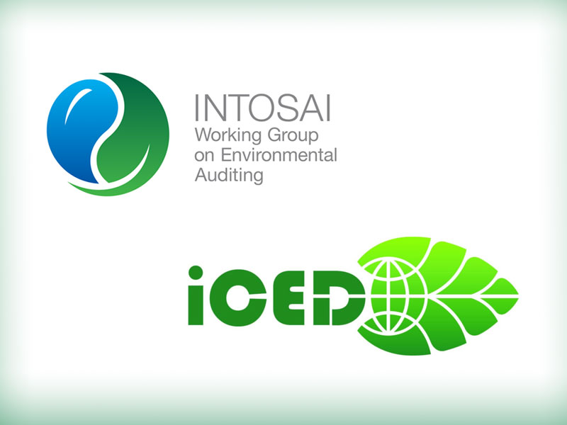 Logos of INTOSAI Working Group on Environmental Auditing and International Centre for Environment Audit and Sustainable Development (iCED)
